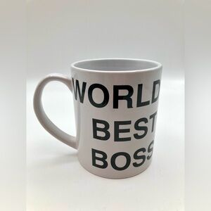 World's Best Boss The Office TV Show Coffee Tea Cup Mug Ceramic White